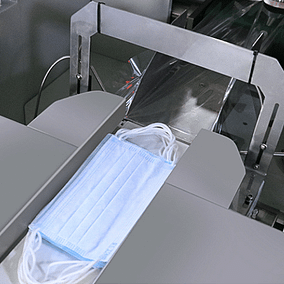 mask flow wrap machine